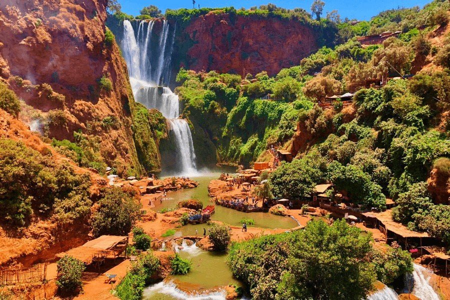 Excursión de un día a las cascadas de Ouzoud Ouzoud waterfalls Day Trip