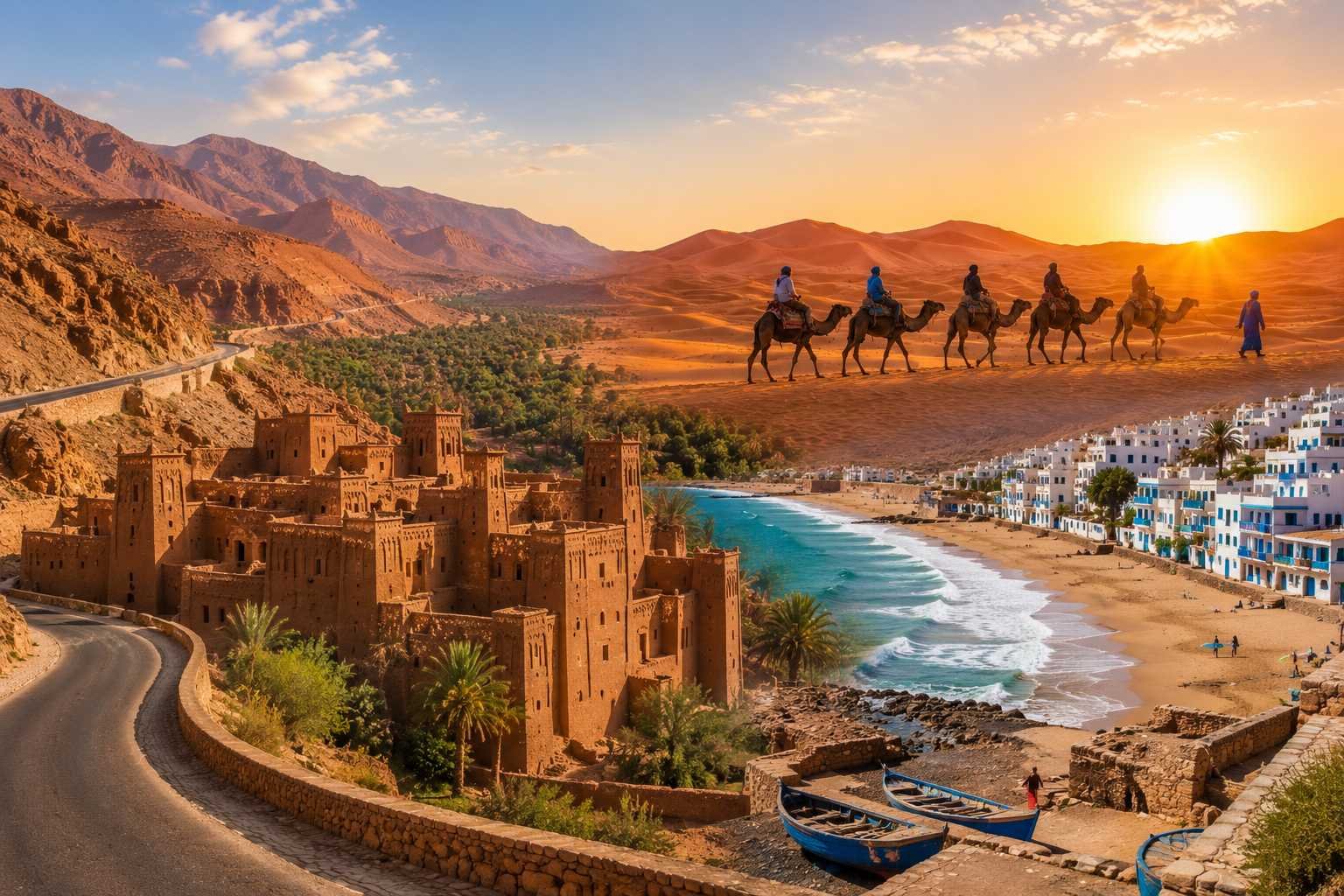 4 Days From Marrakech to Agadir and Taghazout