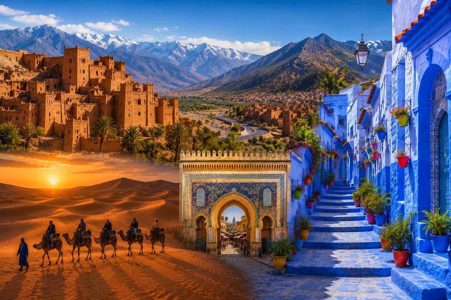 6 Days From Marrakech to Chefchaouen via Sahara