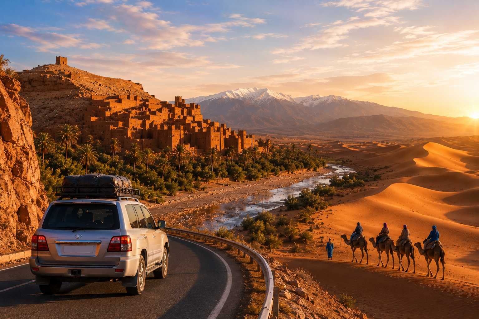 3 Days From Agadir to Marrakech via Merzouga Desert
