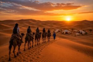 Overnight Camel Trek in Merzouga Desert