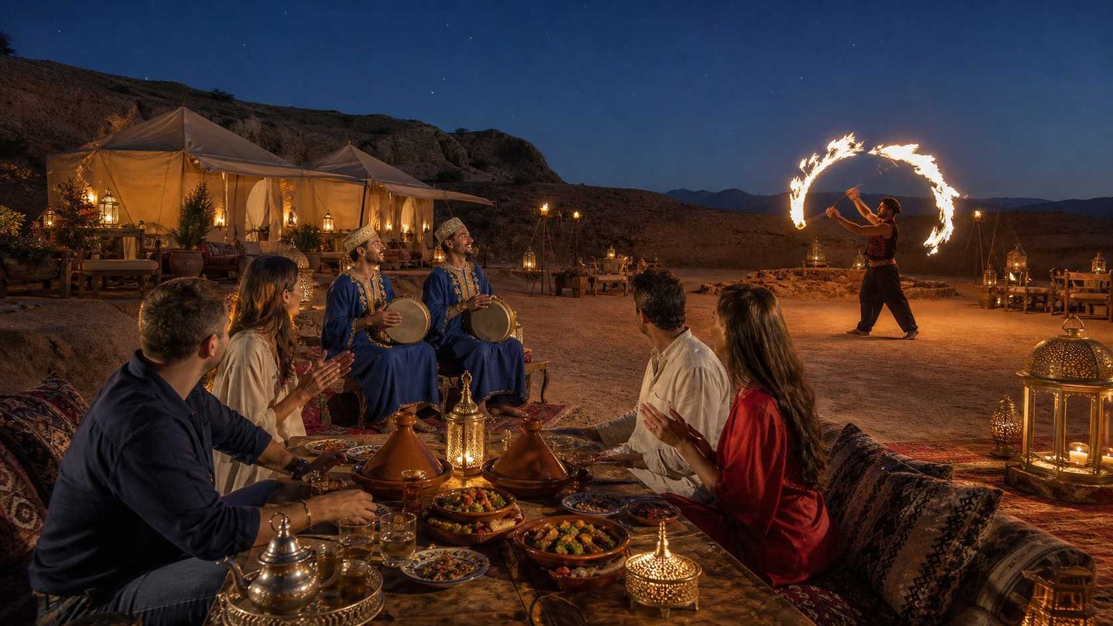 Agafay Desert Dinner Show