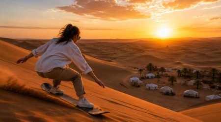 Sunset Camel Ride in Erg Chebbi Dunes