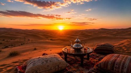 Sunset Camel Ride in Erg Chebbi Dunes