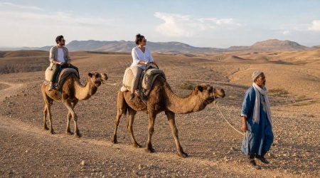 Agafay Camel Ride and Sunset Tea